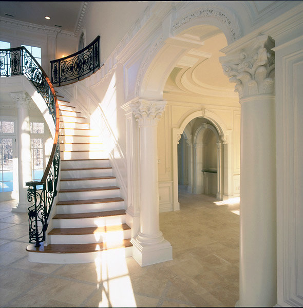 PolyStone® Corinthian Columns in Foyer