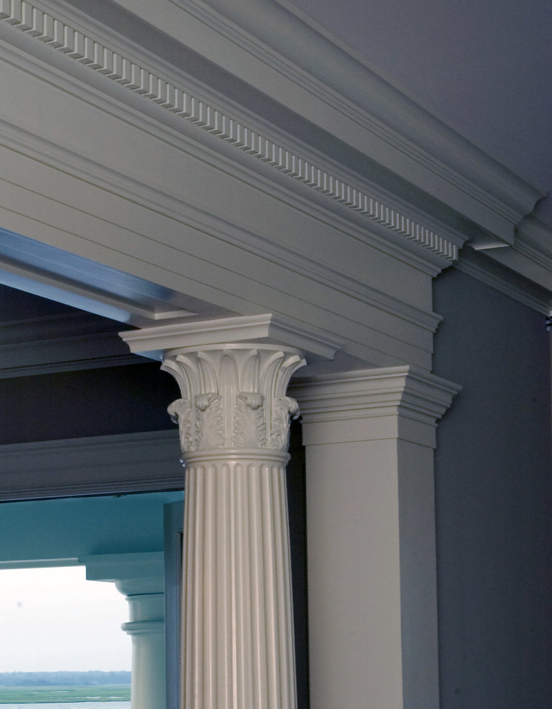 Fluted Corinthian PolyStone® Column in Chadsworth Cottage