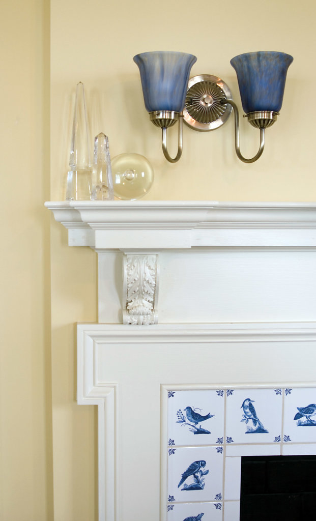 Acanthus Corbel on a Mantel